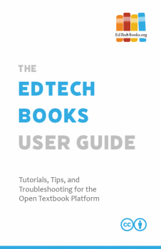 Book cover for The EdTech Books User Guide